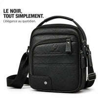 L'Essentiel — Sacoche bandoulière homme cuir format compact