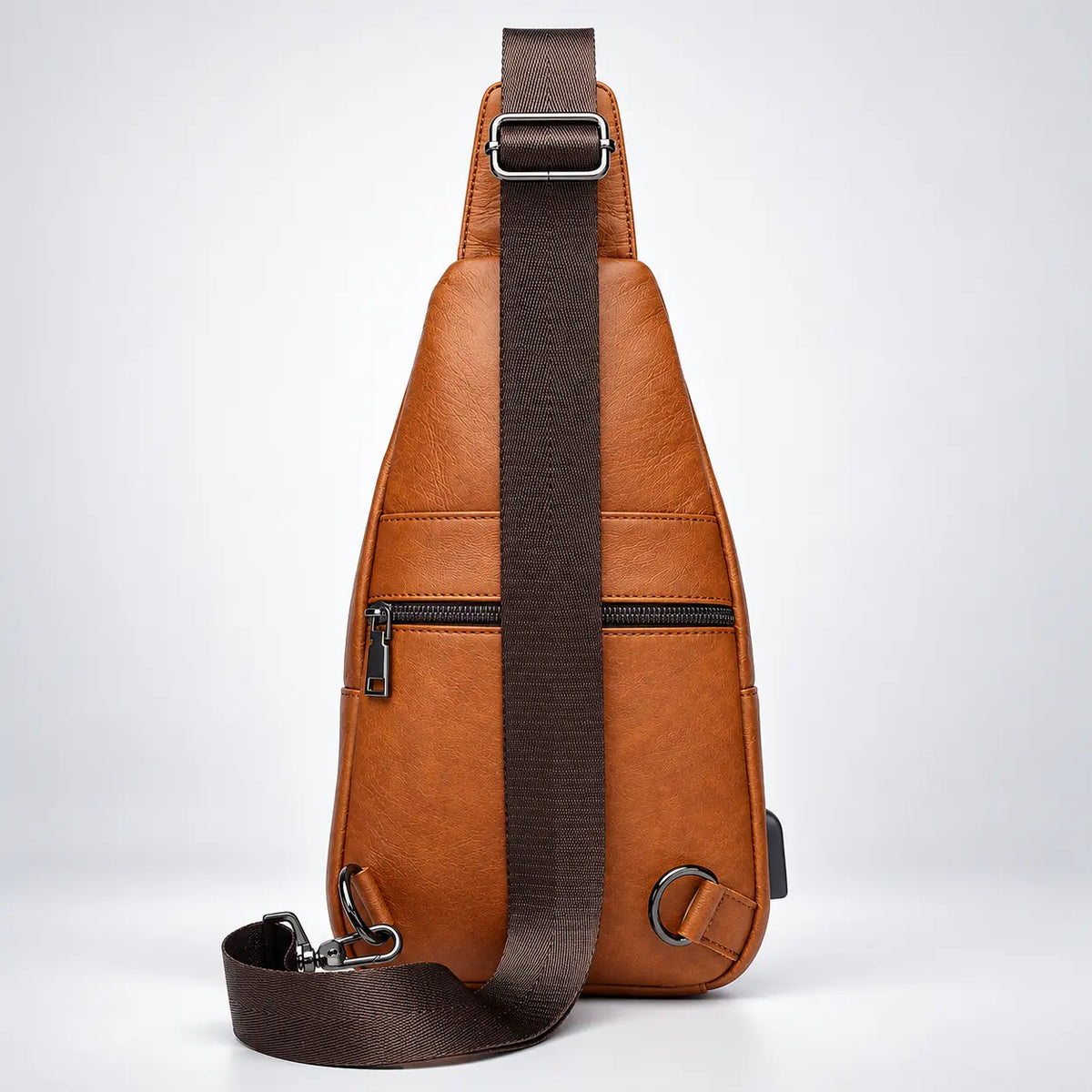Le Relais — Sacoche bandoulière homme cuir avec port USB