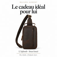 L’Aplomb, brun foncé — Le cadeau idéal pour lui. Maison Aumont.