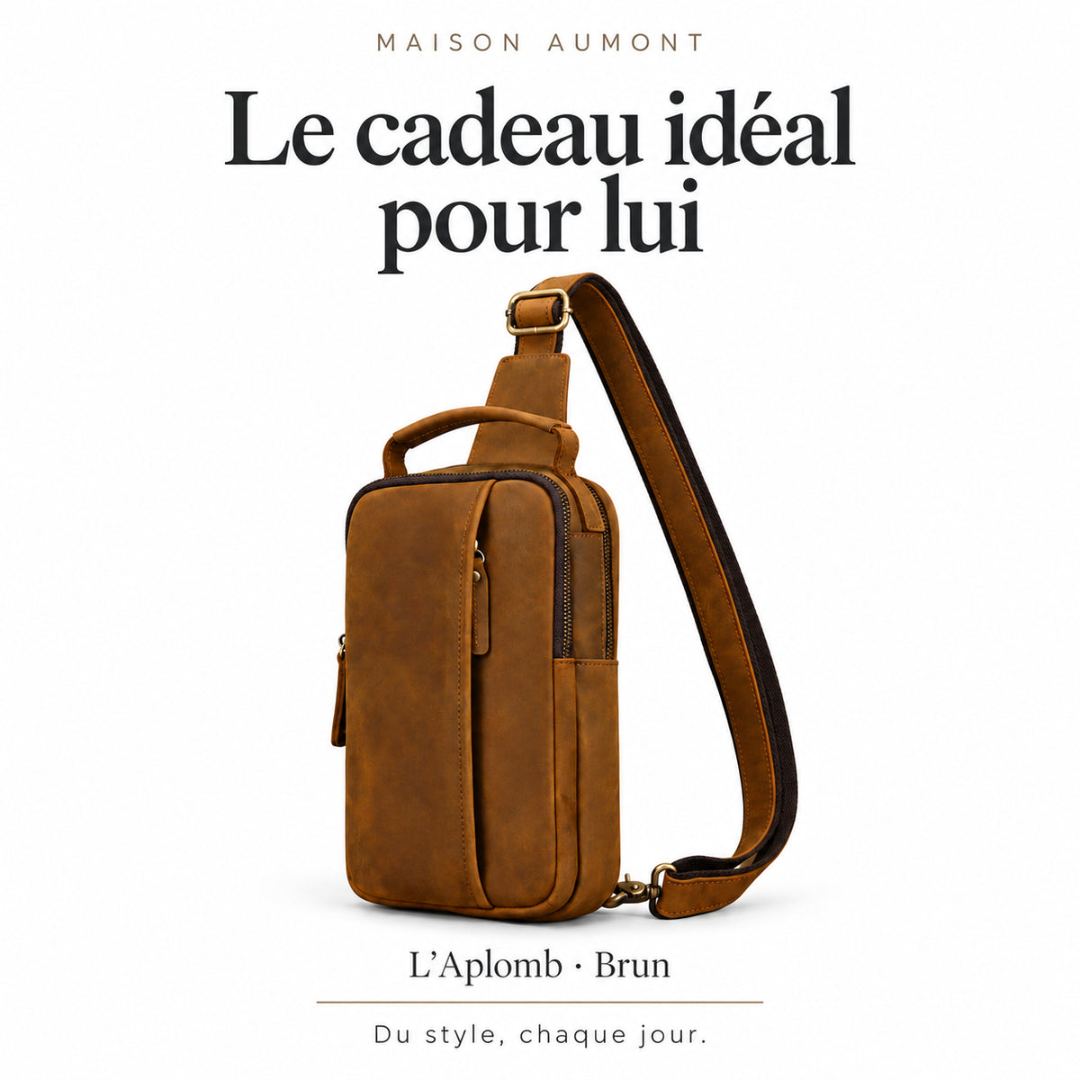 L’Aplomb, brun — Le cadeau idéal pour lui. Maison Aumont.