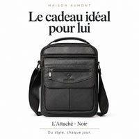 L’Attaché, noir — Le cadeau idéal pour lui. Maison Aumont.
