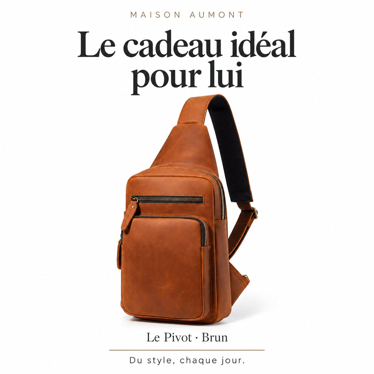 Le Pivot, brun — Le cadeau idéal pour lui. Maison Aumont.