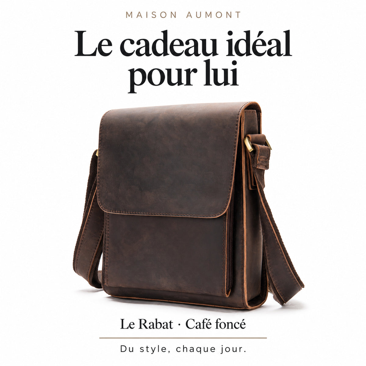 Le Rabat, café foncé — Le cadeau idéal pour lui. Maison Aumont.