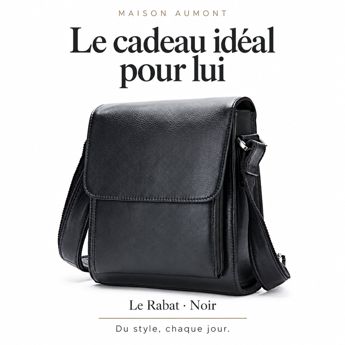 Le Rabat, noir — Le cadeau idéal pour lui. Maison Aumont.