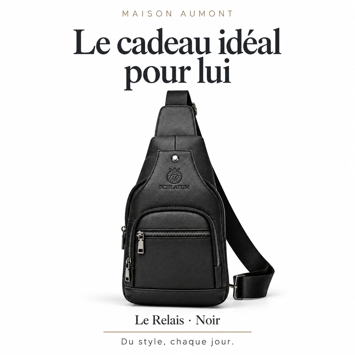 Le Relais, noir — Le cadeau idéal pour lui. Maison Aumont.