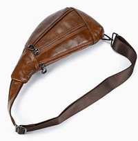 Sac de poitrine homme en cuir Le Galet