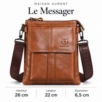 Le Messager — dimensions : hauteur 26 cm, largeur 22 cm, épaisseur 6,5 cm