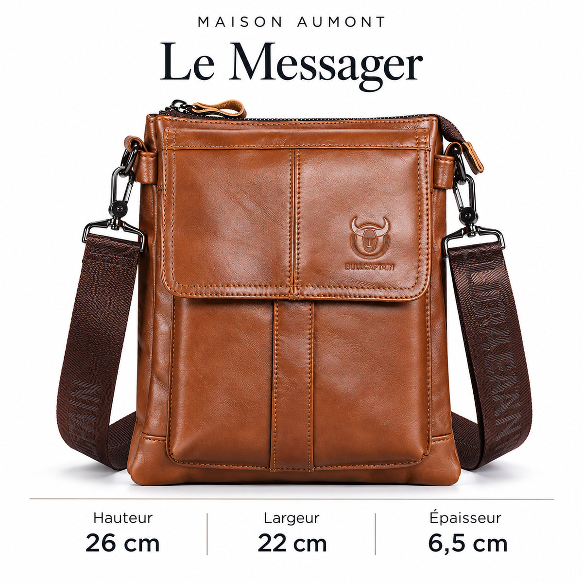 Le Messager — dimensions : hauteur 26 cm, largeur 22 cm, épaisseur 6,5 cm