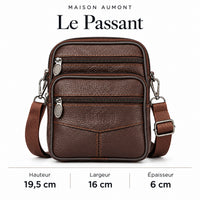 Le Passant — dimensions : hauteur 19,5 cm, largeur 16 cm, épaisseur 6 cm